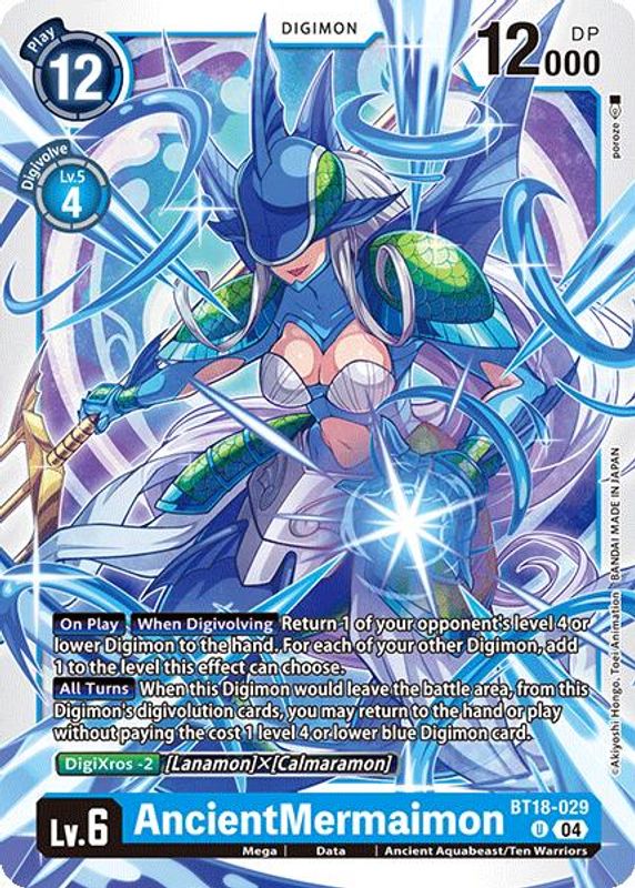 AncientMermaimon - BT18-029 - Uncommon