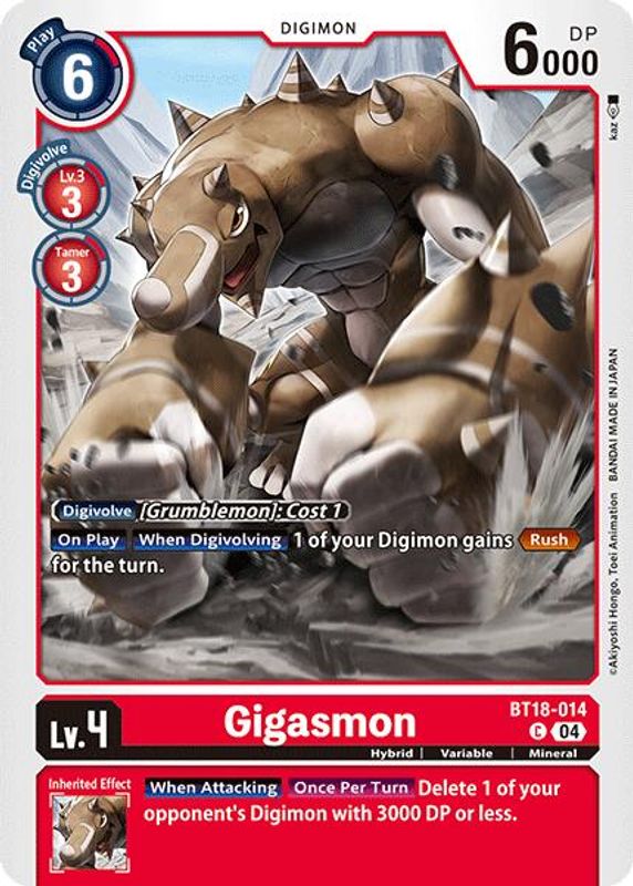 Gigasmon - BT18-014 - Common