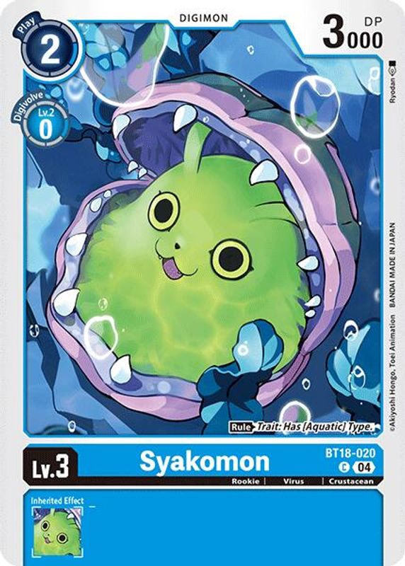 401 Games Canada Syakomon BT18020 Common