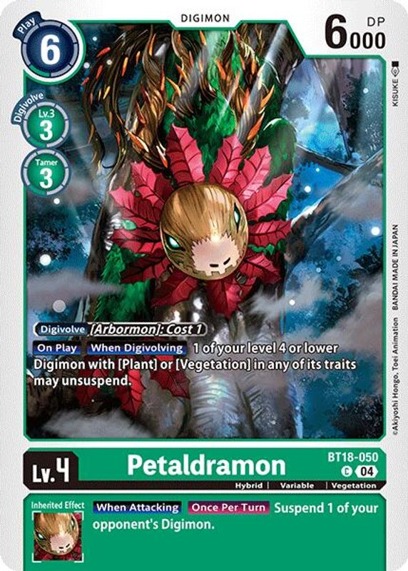 Petaldramon - BT18-050 - Common