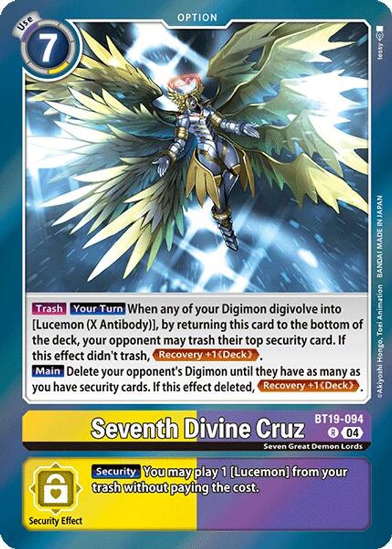 Seventh Divine Cruz - BT19-094 - Rare