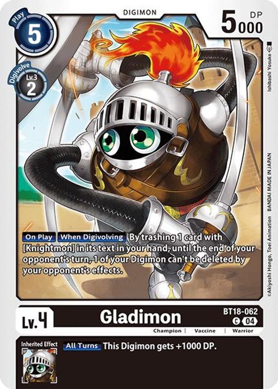 Gladimon - BT18-062 - Common
