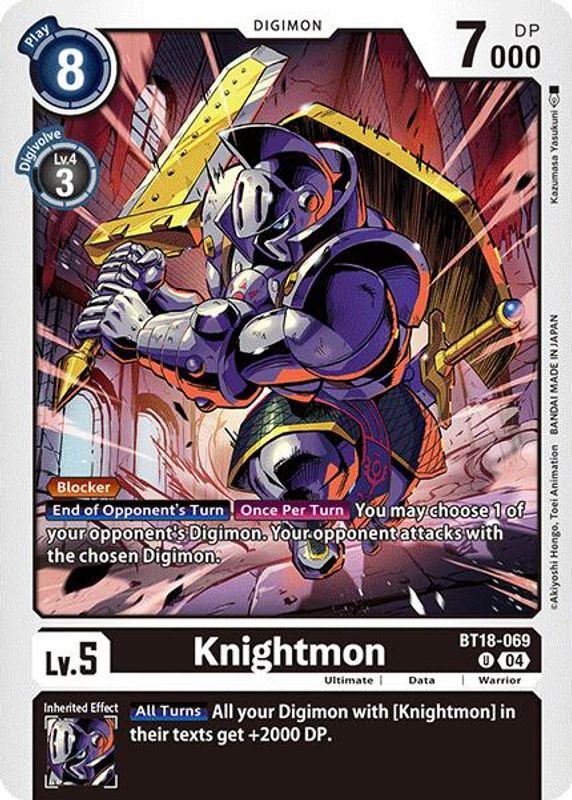 Knightmon - BT18-069 - Uncommon