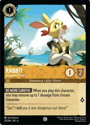 Rabbit (Indignant Pirate) - 22/204 - Common