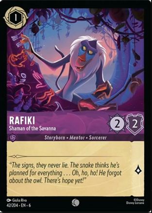 Rafiki (Shaman of the Savanna) - 42/204 - Common