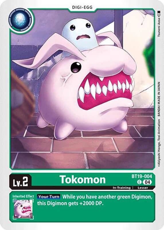 Tokomon - BT19-004 - Common