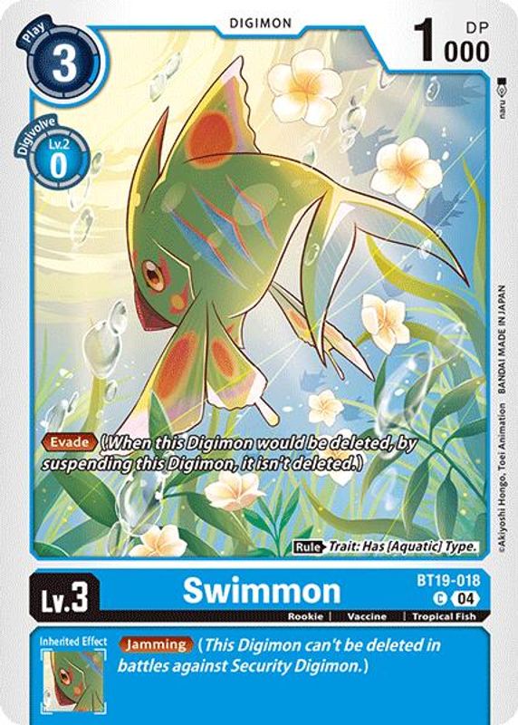 Swimmon - BT19-018 - Common