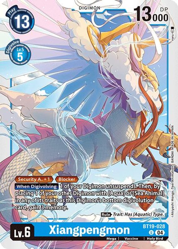 Xiangpengmon - BT19-028 - Uncommon