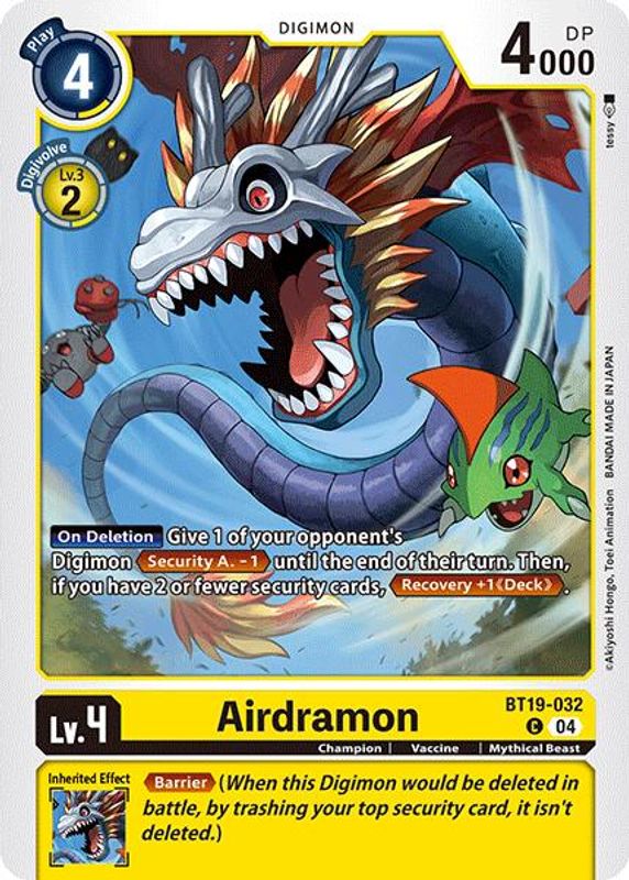Airdramon - BT19-032 - Common