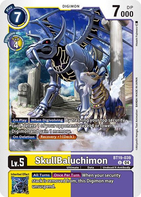 SkullBaluchimon - BT19-039 - Uncommon
