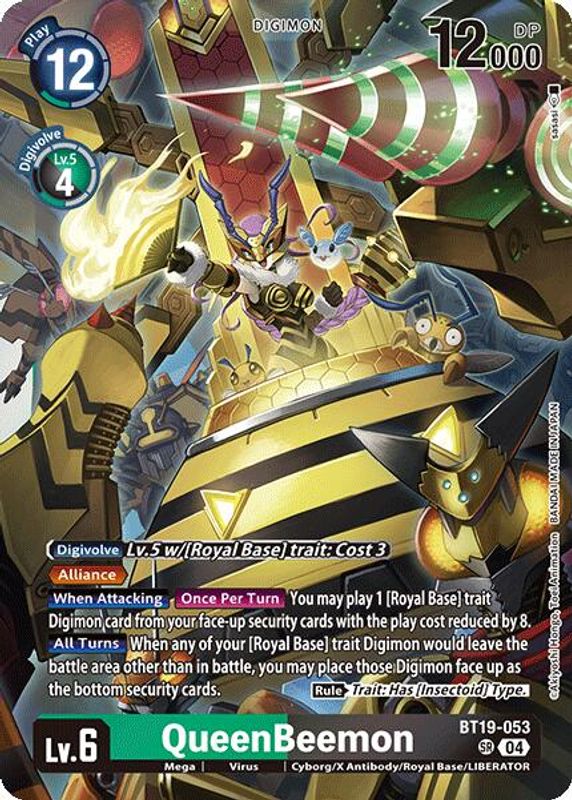 QueenBeemon - BT19-053 - Super Rare