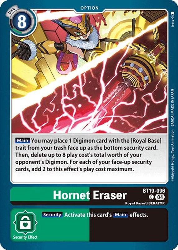 Hornet Eraser - BT19-096 - Common
