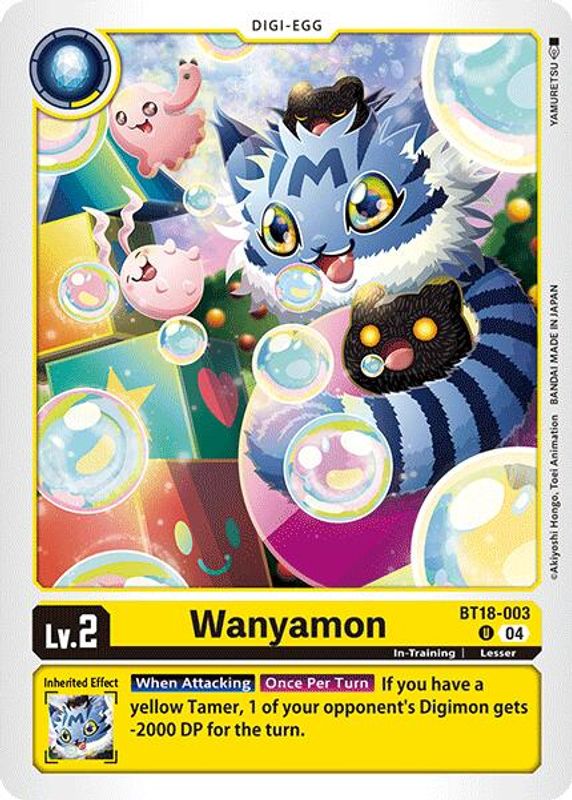 Wanyamon - BT18-003 - Uncommon