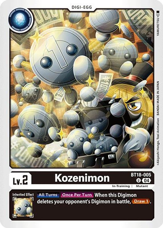 Kozenimon - BT18-005 - Uncommon