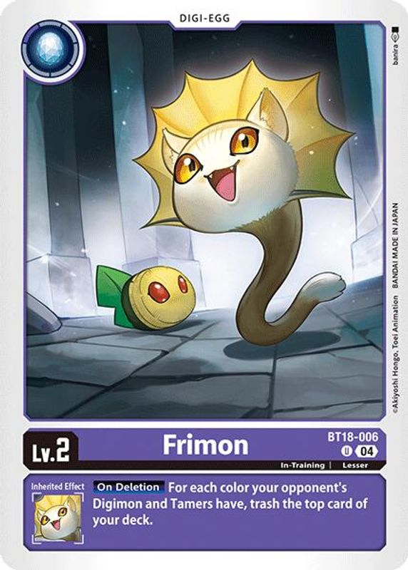 Frimon - BT18-006 - Uncommon