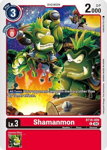 Shamanmon (Block 4) - BT18-009 - Common