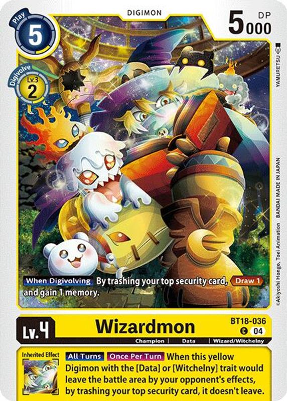 Wizardmon - BT18-036 - Common