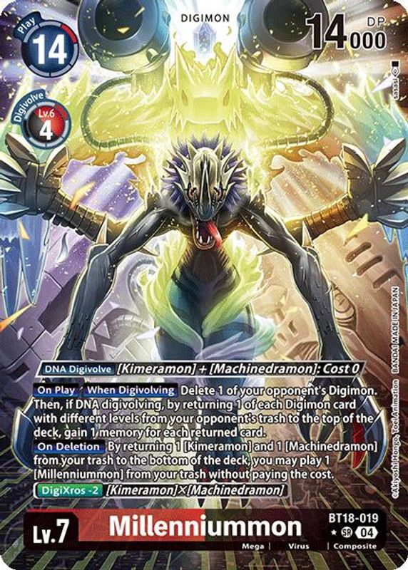 Millenniummon (Alternate Art) - BT18-019 - Super Rare