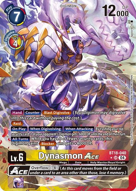 Dynasmon ACE (Alternate Art) - BT18-040 - Super Rare