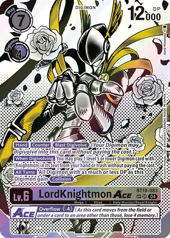 LordKnightmon ACE (Textured) - BT18-083 - Special Rare