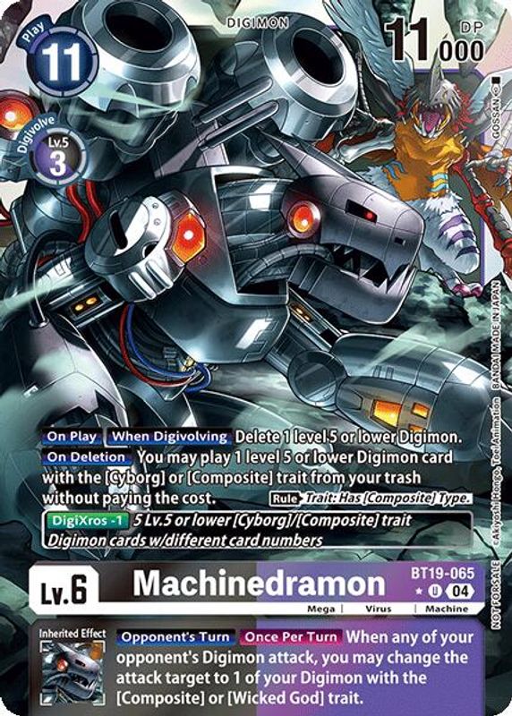 Machinedramon (Release Special Booster 2.0: Box Promotion Pack) - BT19-065 - Uncommon