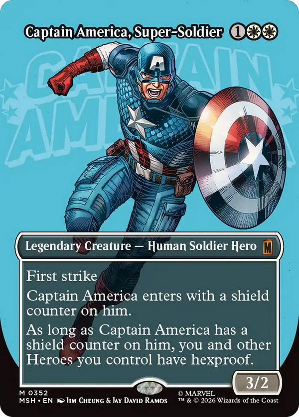 Captain America, Super-Soldier - Logo Showcase (MSH) (Pre-Order)