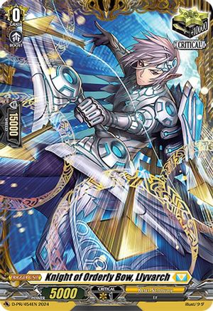 Knight of Orderly Bow, Llyvarch - D-PR/454EN - Promo