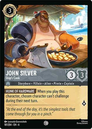 John Silver (Ship's Cook) - 181/204 - Common