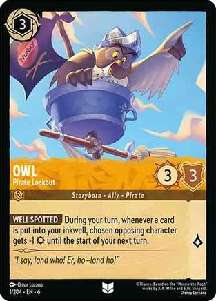 Owl (Pirate Lookout) - 1/204 - Uncommon