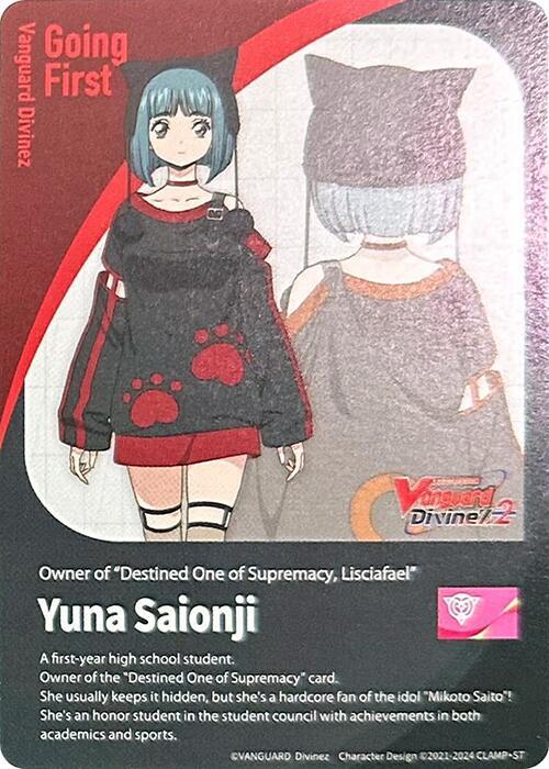 Energy Token // Going First Marker: Yuna Saionji - DZ-BT04/T01EN - Token