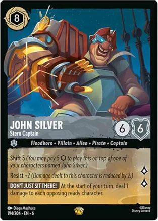 John Silver (Stern Captain) - 194/204 - Legendary