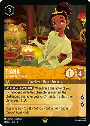 Tiana (Restaurant Owner) - 16/204 - Legendary