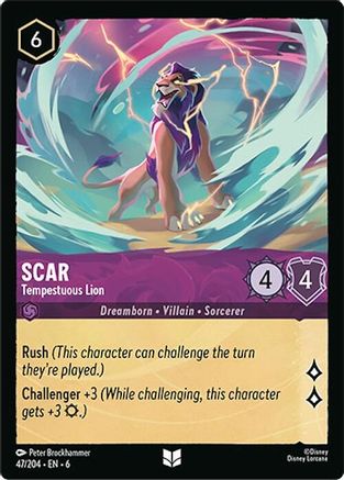 Scar (Tempestuous Lion) - 47/204 - Uncommon