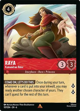Raya (Kumandran Rider) - 107/204 - Rare