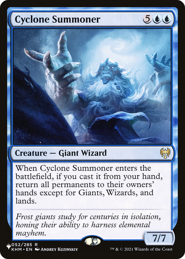 Cyclone Summoner - KHM Reprint (PLST)