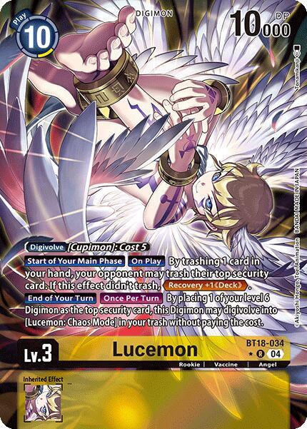 Lucemon (Alternate Art) - BT18-034 - Rare