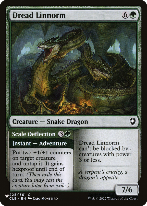 Dread Linnorm // Scale Deflection - CLB Reprint (PLST)