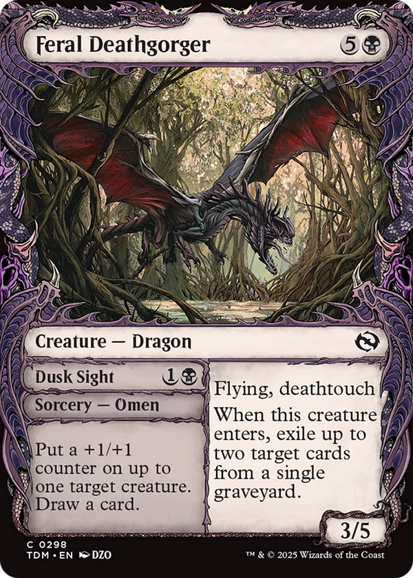 Feral Deathgorger // Dusk Sight - Draconic Showcase (TDM)