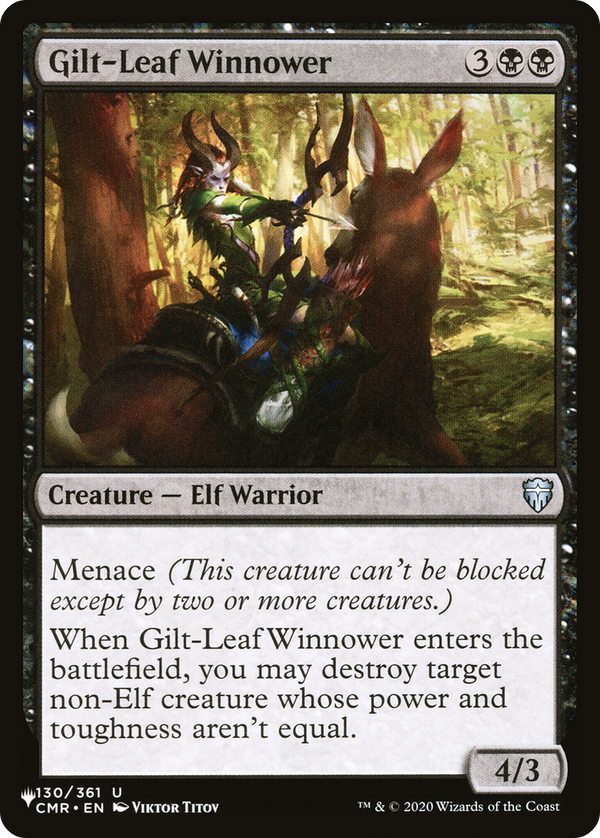 Gilt-Leaf Winnower - CMR Reprint (PLST)