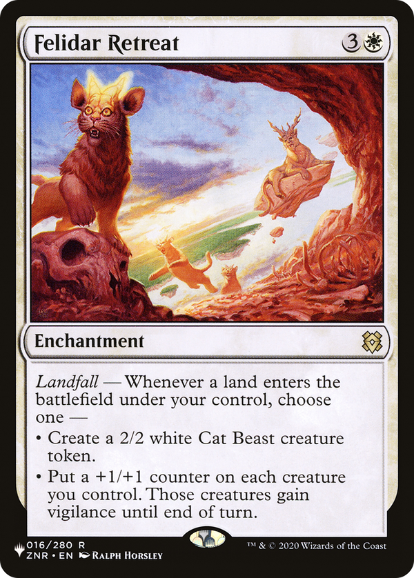 Felidar Retreat - ZNR Reprint (PLST)