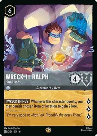 Wreck-It Ralph (Ham Hands) - 190/204 - Legendary