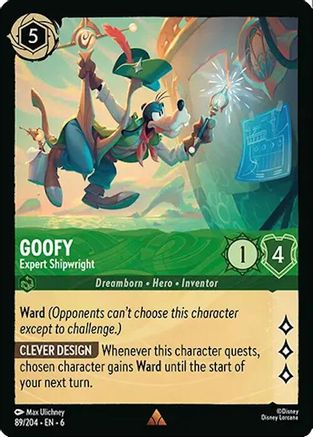 Goofy (Expert Shipwright) - 89/204 - Rare