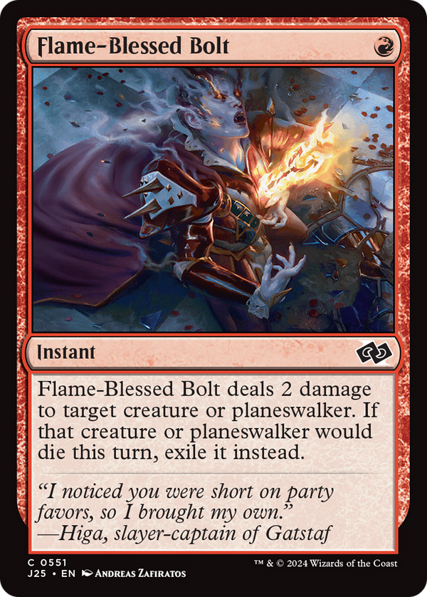 Flame-Blessed Bolt (J25)