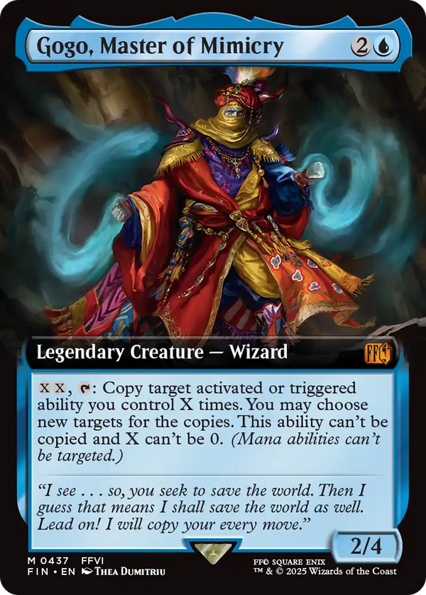 Gogo, Master of Mimicry - Extended Art (FIN)