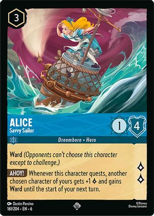 Alice (Savvy Sailor) - 161/204 - Super Rare