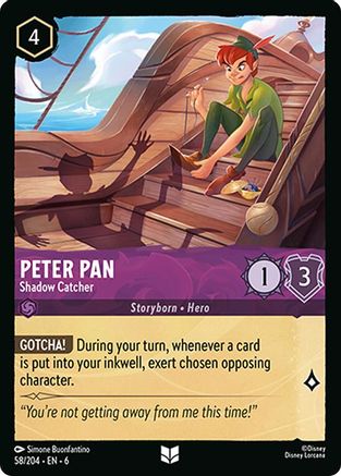 Peter Pan (Shadow Catcher) - 58/204 - Uncommon