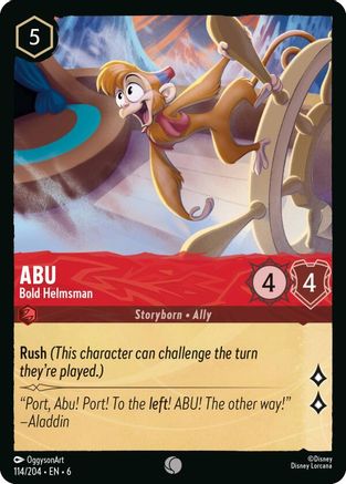 Abu (Bold Helmsman) - 114/204 - Common