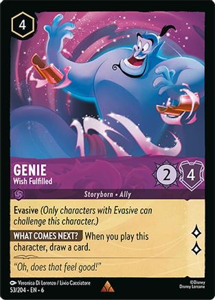 Genie (Wish Fulfilled) - 53/204 - Rare