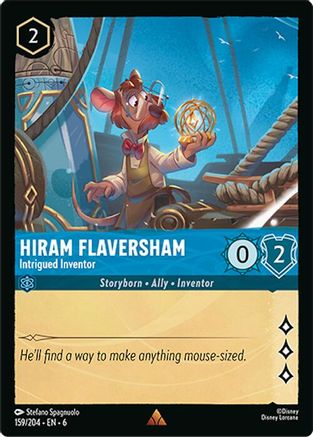 Hiram Flaversham (Intrigued Inventor) - 159/204 - Rare