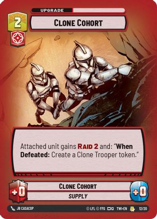 Clone Cohort - Weekly Play Promo - 12/20 - Rare